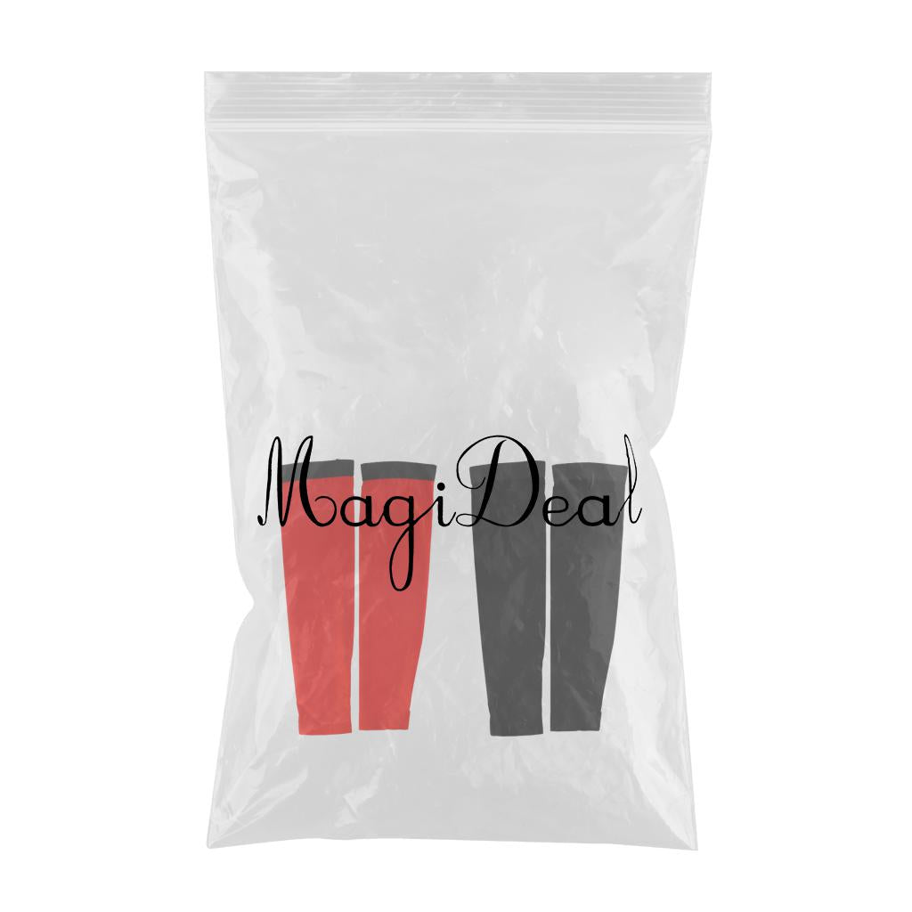 2 Pairs Bike Cycling Golf Arm Sleeves Sun UV Protection Bicycle Arm Warmer M