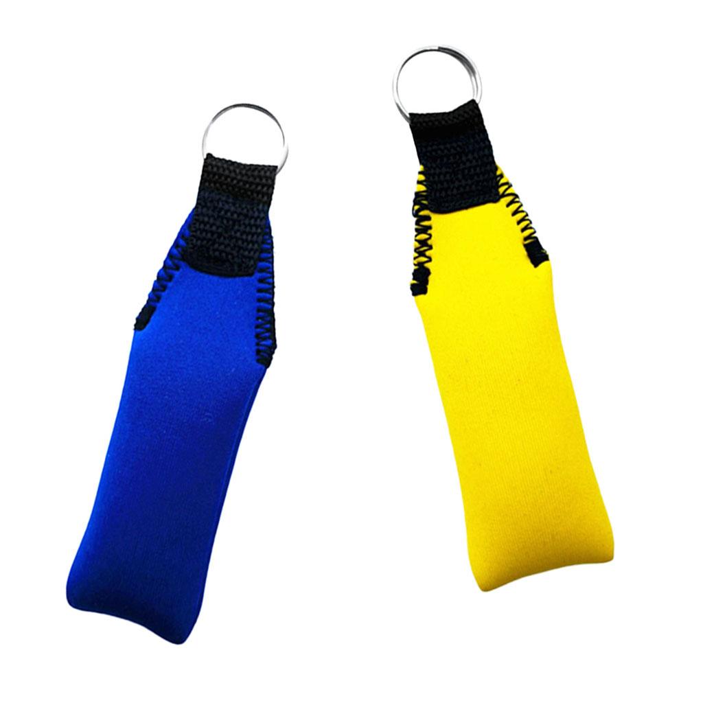 2Pcs Floating Keyring Float Beach Marine Boat Seaside Water Sport Key Holder
