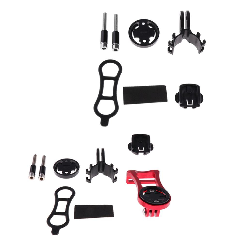 2 Sets Aluminium Bike Computer Mount Holder Stem Extension for Garmin Edge