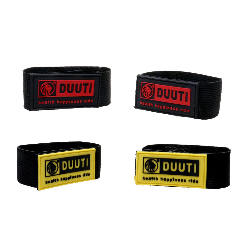 2 Pairs Cycling MTB Bike Bicycle Bind Elastic Trousers Pants Band Leg Strap