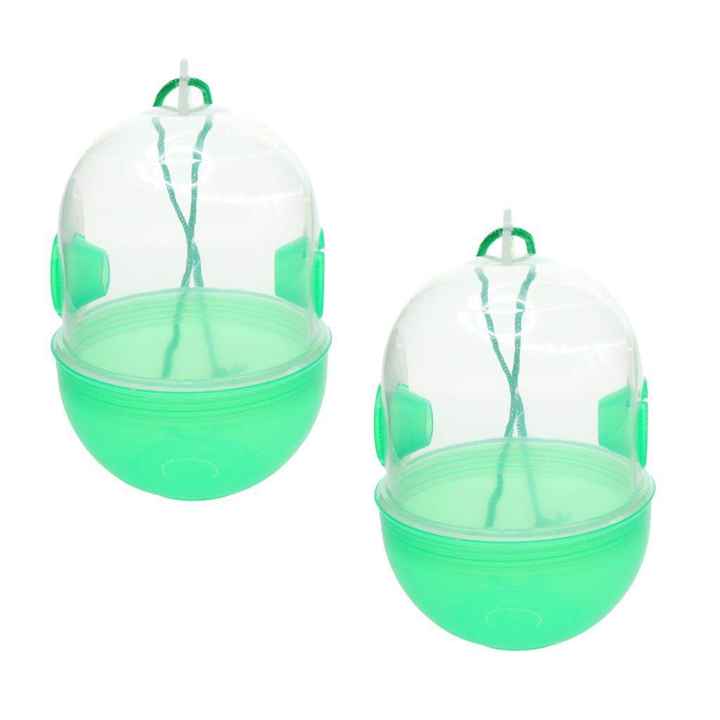 2pcs Yellow Jackets Trap Wasp Hornets and Bees Trap Natural Bee Catcher