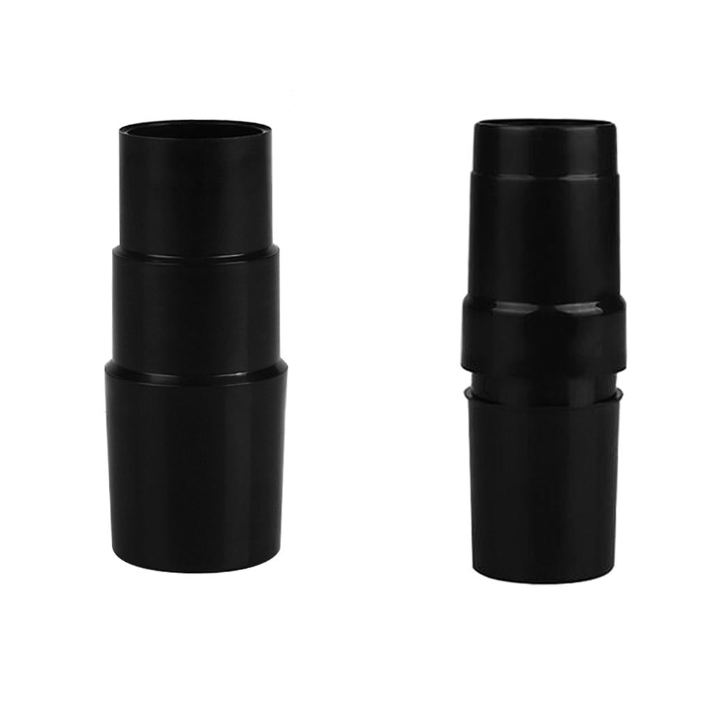 4 x Vacuum Cleaner Brush Nozzle Hose Connector Adapter 32mm Inner Black