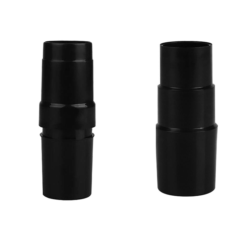 4 x Vacuum Cleaner Brush Nozzle Hose Connector Adapter 32mm Inner Black