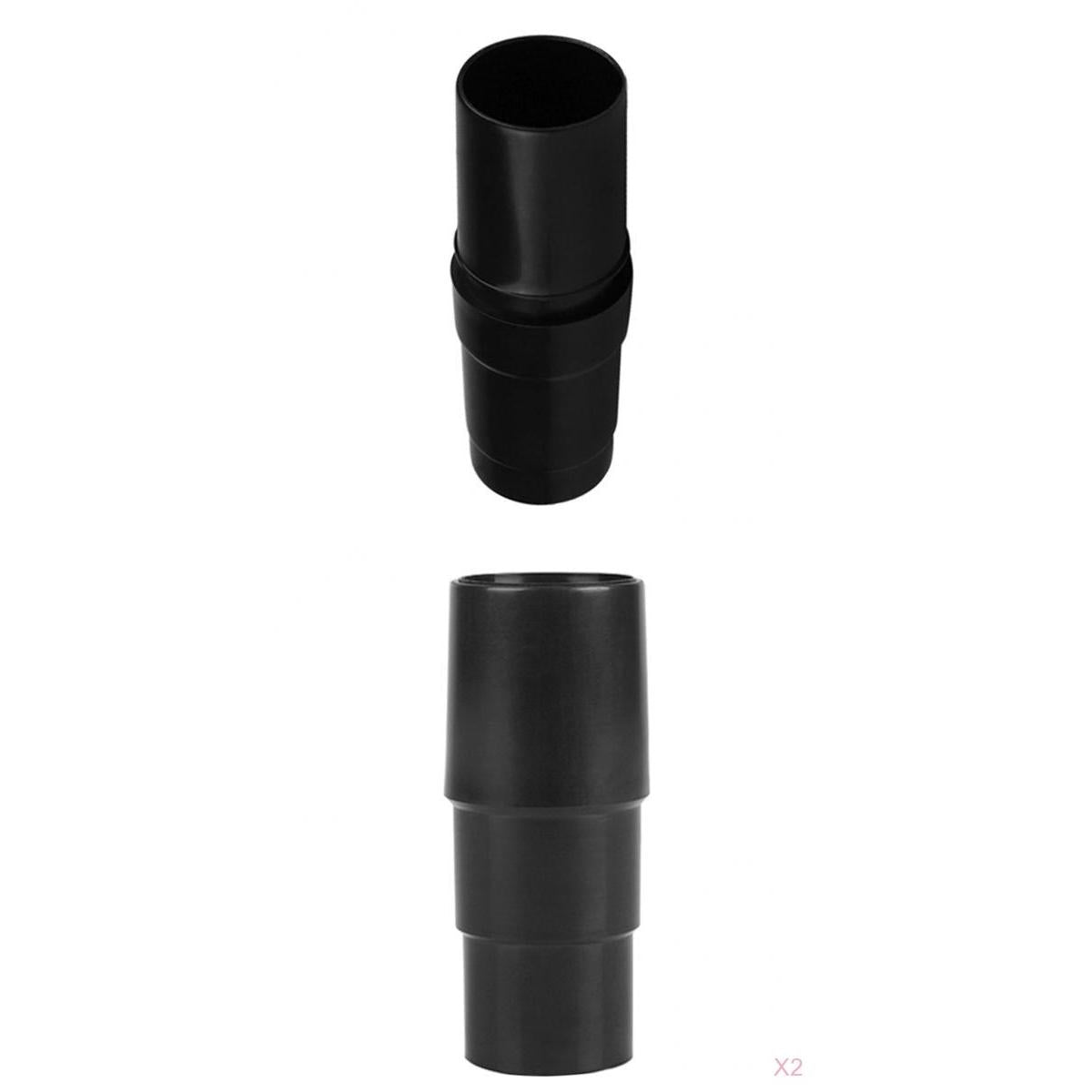 3 x Vacuum Cleaner Brush Nozzle Hose Connector Adapter 32mm Inner Dia. Black