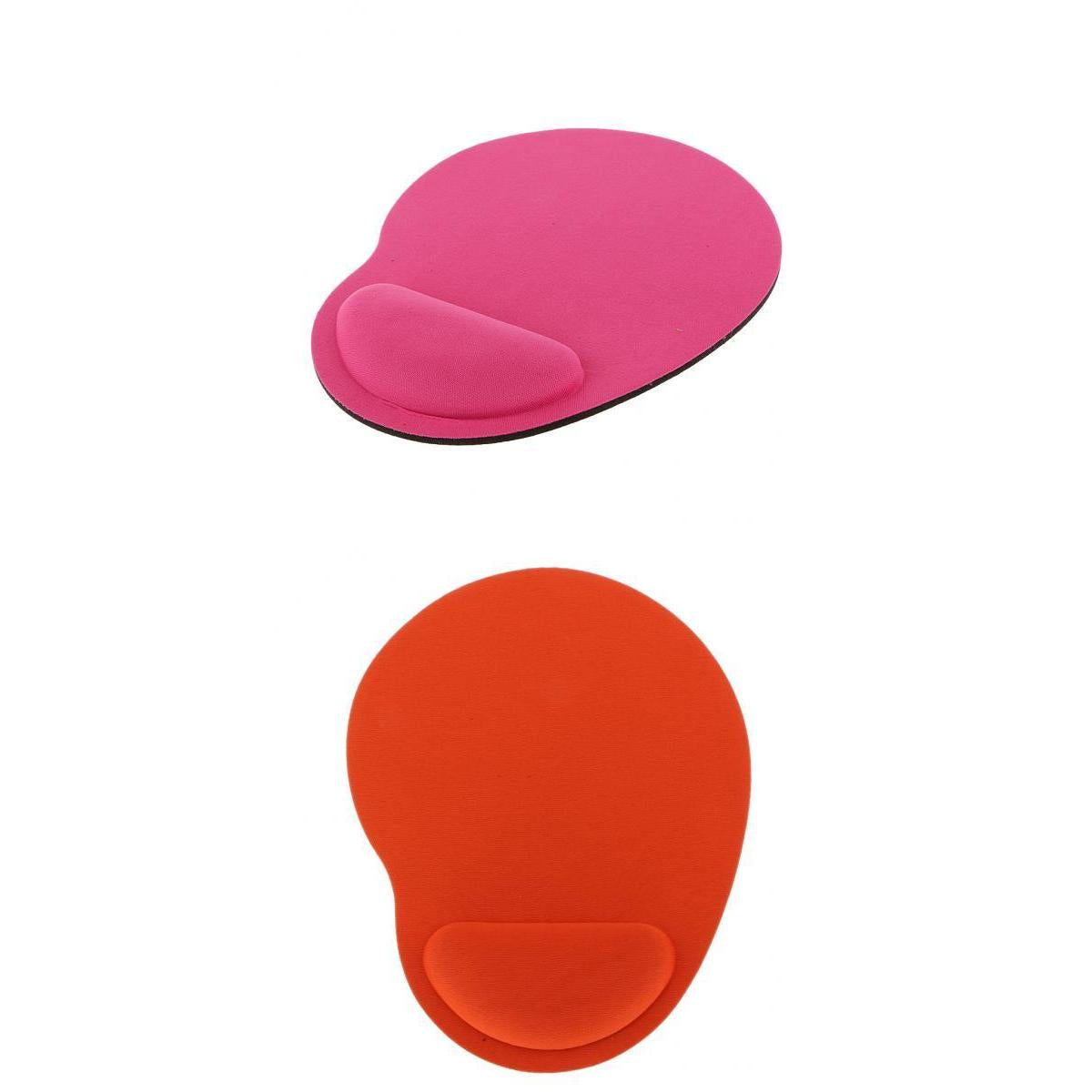 2Pcs Comfort Soft Gel Rest Wrist Support Mat Mouse Pad Gaming for Computer