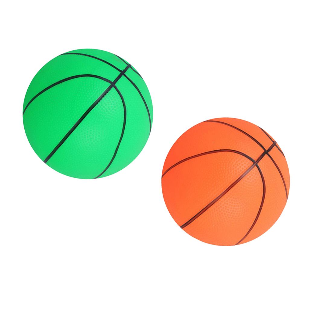 2pcs 6 Inch Kids Mini Inflatable Basketball Blow Kids Indoor Game Toy Gift