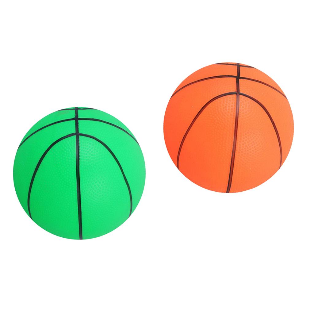 2pcs 6 Inch Kids Mini Inflatable Basketball Blow Kids Indoor Game Toy Gift