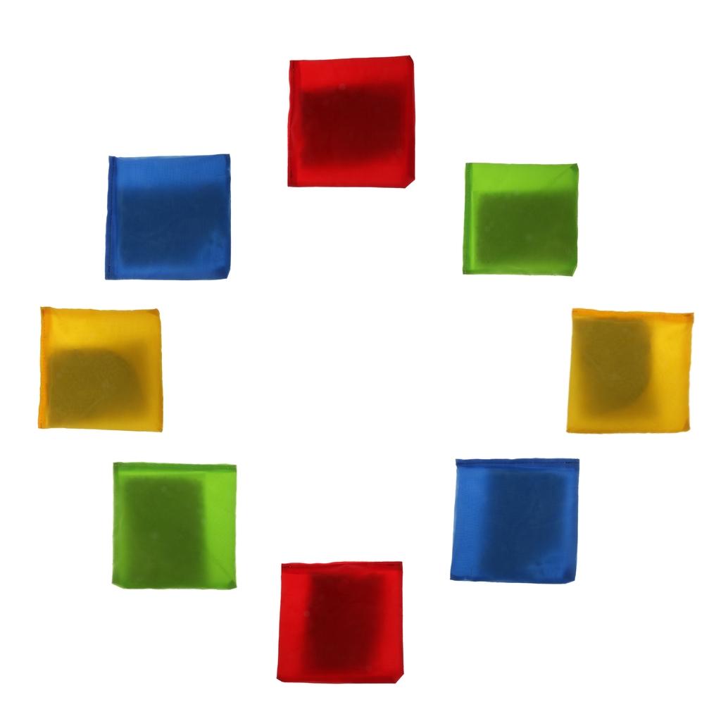 8 Pieces Double Layer Cornhole Bag - Bean Bag for Tossing Corn Hole Game