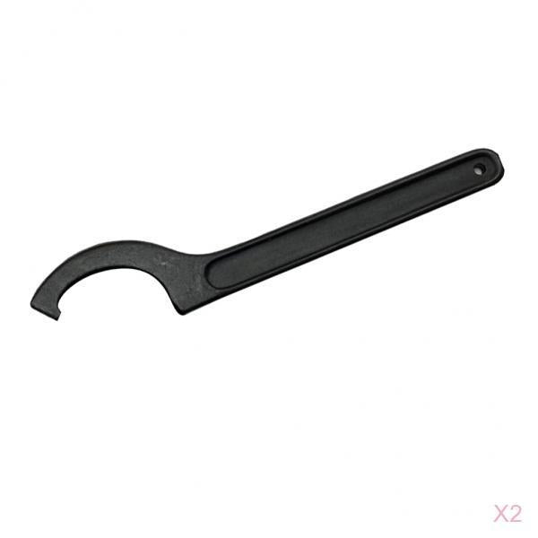2x High Carbon Steel ER Hook Wrench Spanner CNC Collet Chuck Clamping 28-32