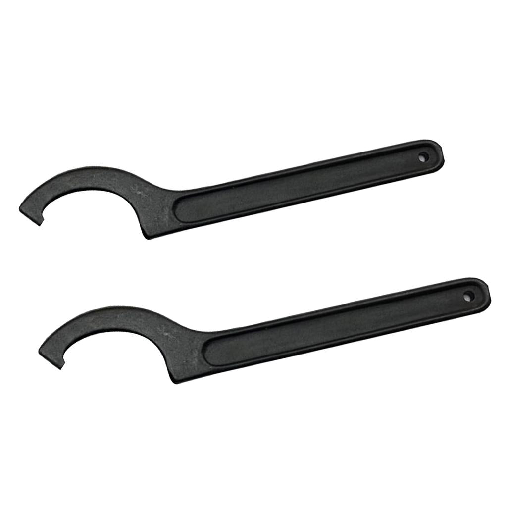 2 Pieces ER Hook Wrench Spanner for CNC Collet Chuck Clamping 22-26 & 28-32