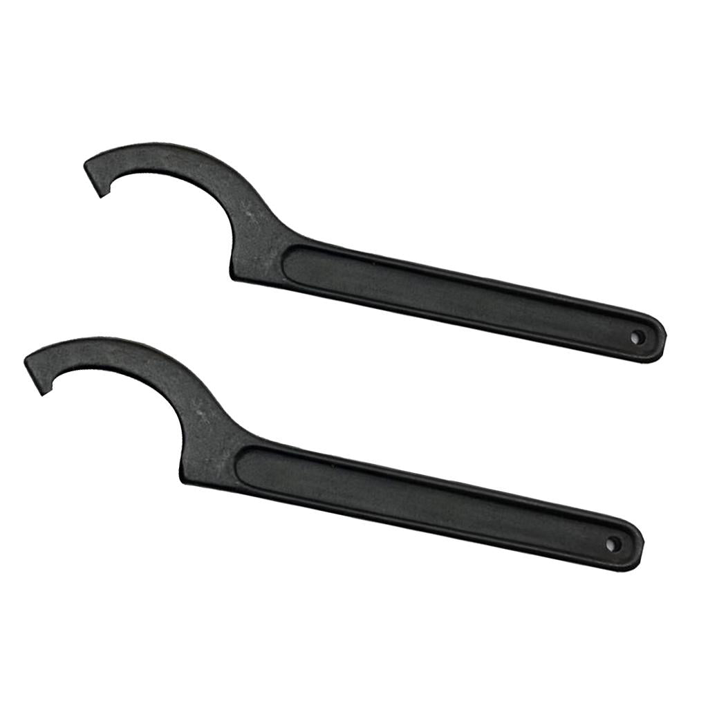 2 Pieces ER Hook Wrench Spanner for CNC Collet Chuck Clamping 22-26 & 28-32