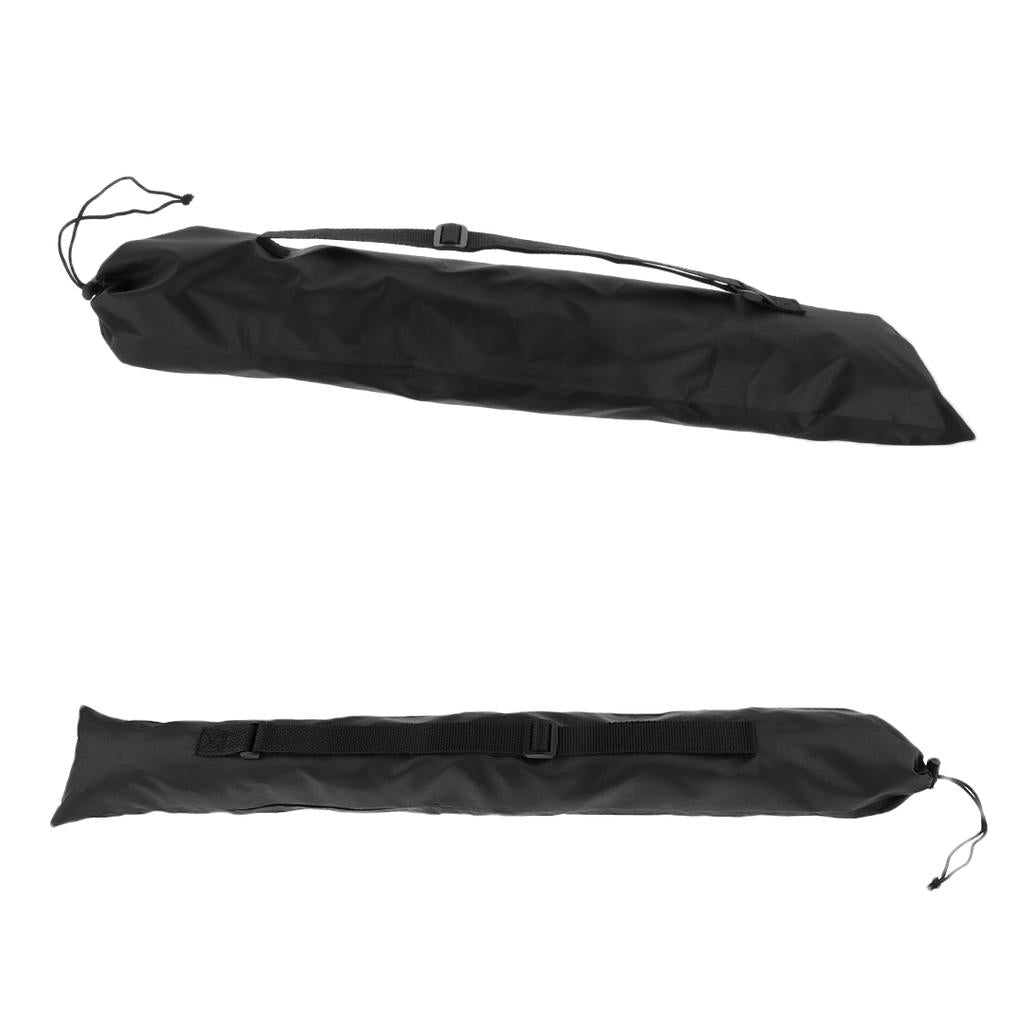 2pcs Foldable Alpenstock Hiking Walking Stick Storage Pouch Carry Bag 2 Size