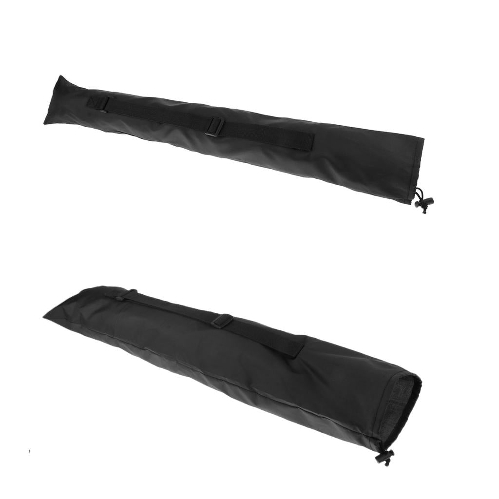 2pcs Foldable Alpenstock Hiking Walking Stick Storage Pouch Carry Bag 2 Size