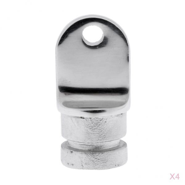 4pcs Stainless Steel Marine Boat Bimini Top Inside Eye 22mm 7/8 Rounded End"