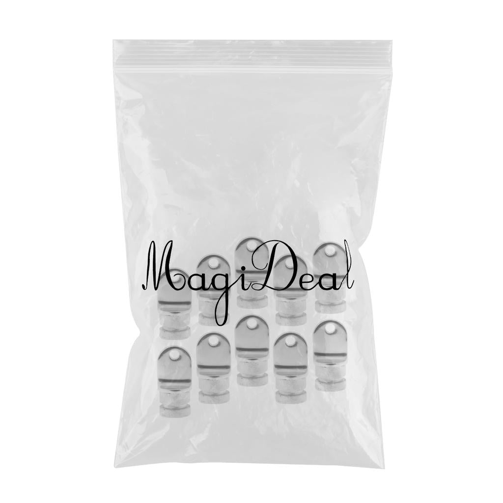 10x Stainless Steel Marine Boat Bimini Top Inside Eye 22mm 7/8 Rounded End"