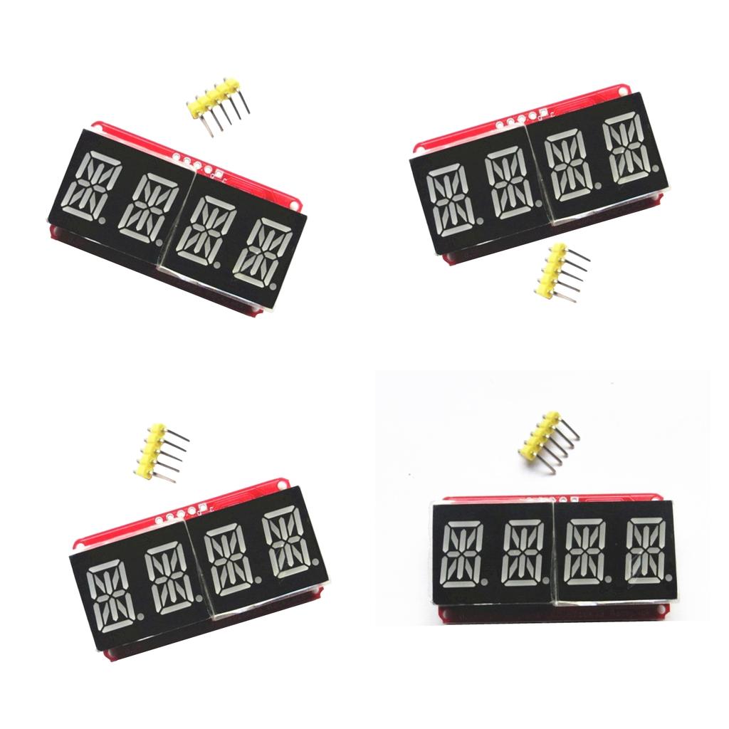 4 Pcs 0.54inch Red 4Bits Digital Tube LED Display Module I2C For