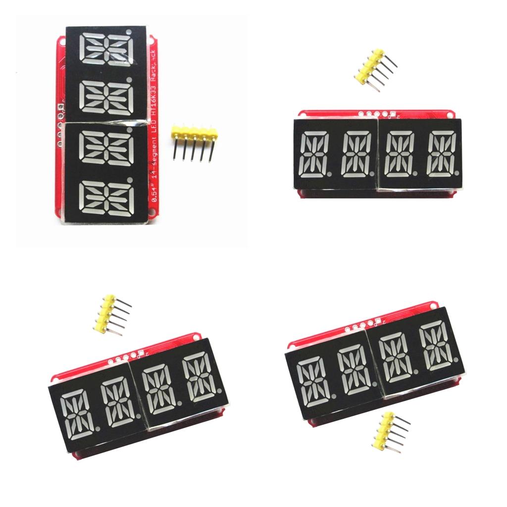 4 Pcs 0.54inch Red 4Bits Digital Tube LED Display Module I2C For