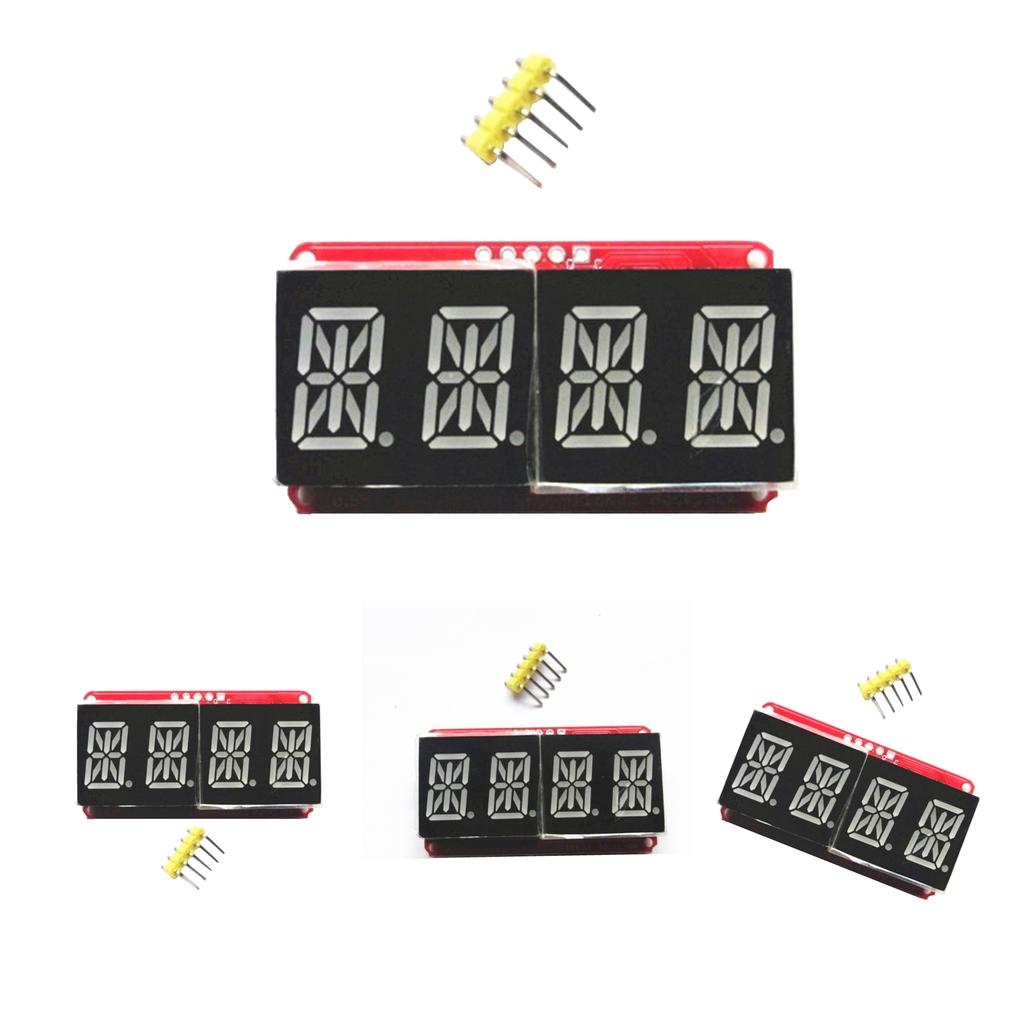 4 Pcs 0.54inch Red 4Bits Digital Tube LED Display Module I2C For