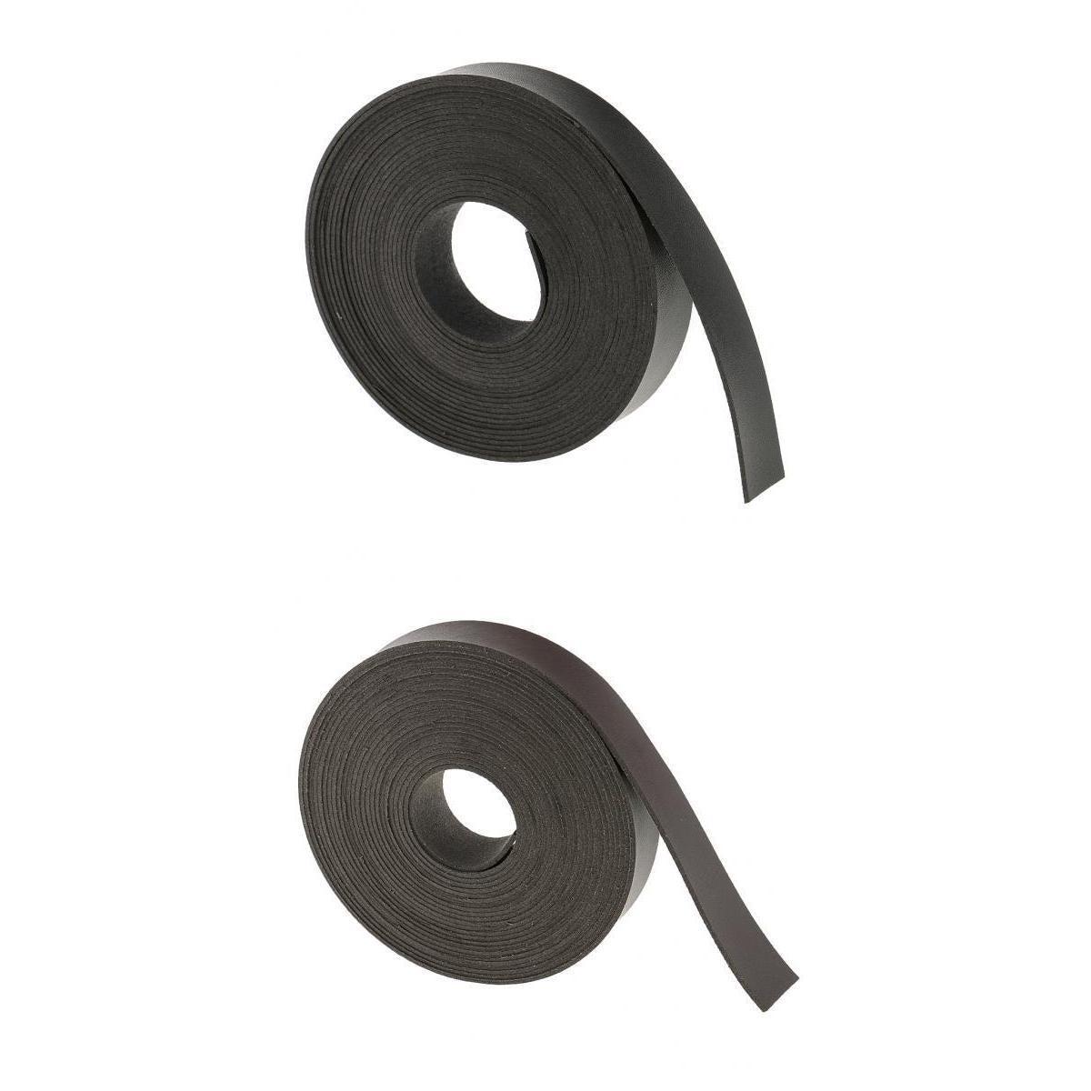 2Pcs 5 Meters DIY PU Leather Straps Strips for Leather Crafts 2cm Wide