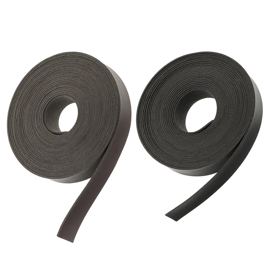 2Pcs 5 Meters DIY PU Leather Straps Strips for Leather Crafts 2cm Wide
