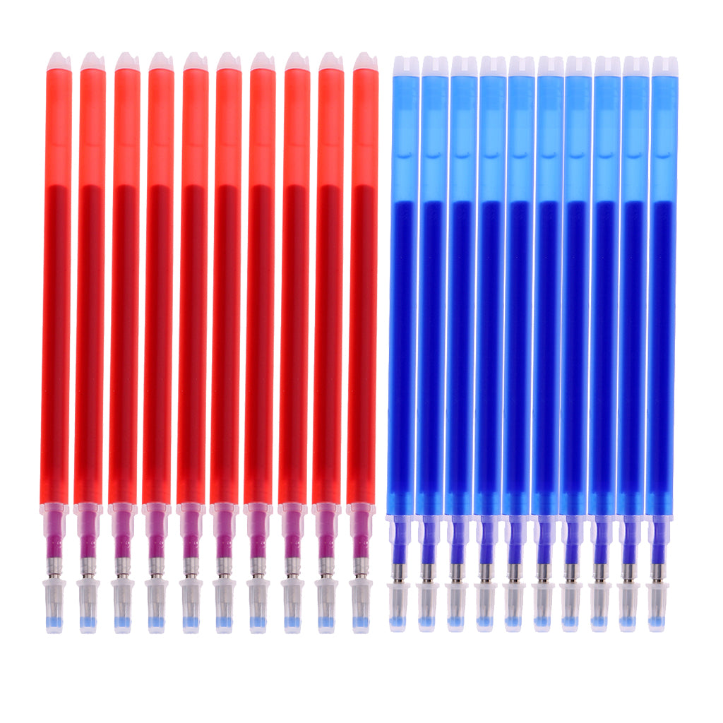 20pcs/set High Temperature Disappearing Refill Pen Heat Erase Sewing Tools