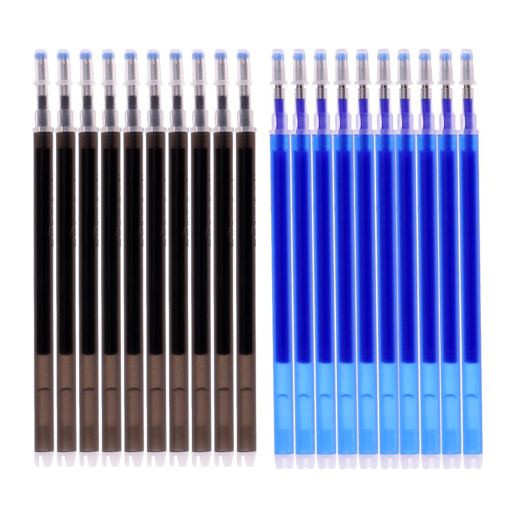 20pcs/set High Temperature Disappearing Refill Pens Heat Erase Sewing Tools