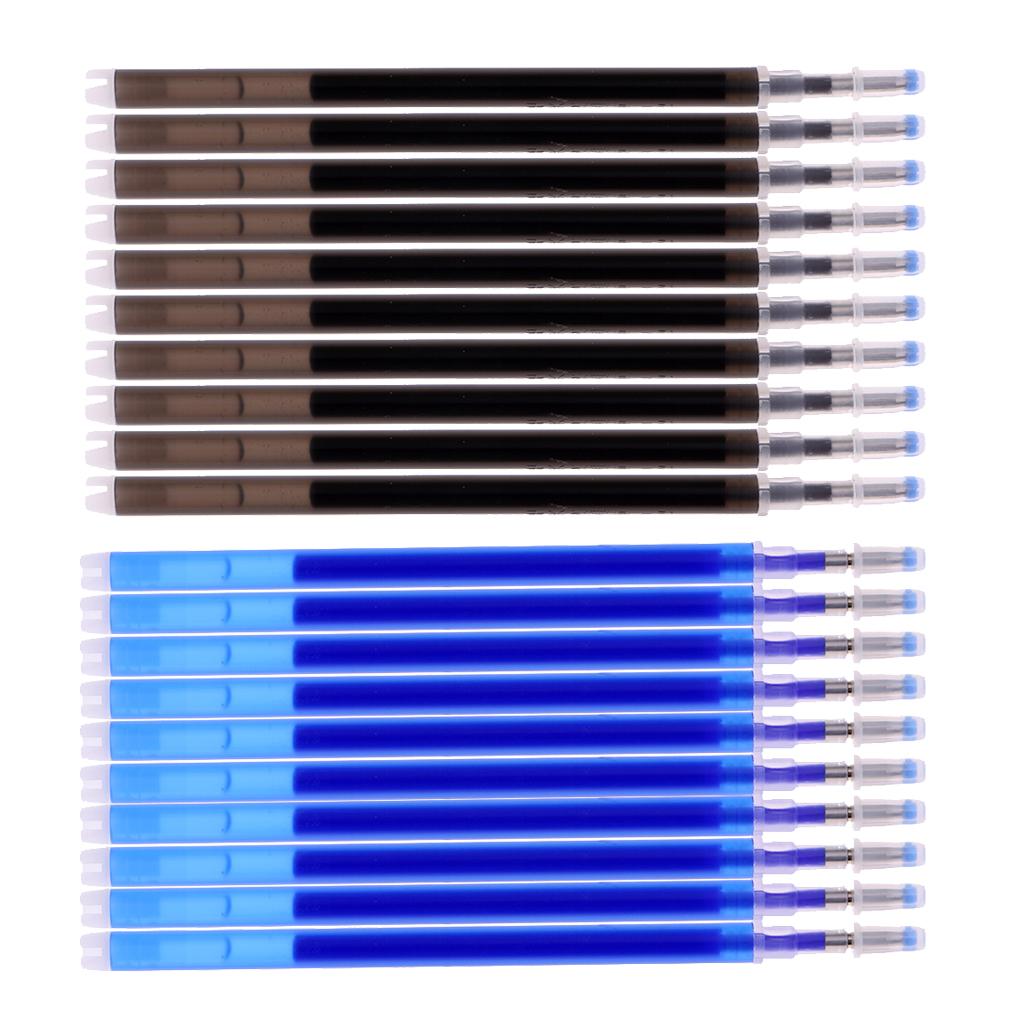 20pcs/set High Temperature Disappearing Refill Pens Heat Erase Sewing Tools
