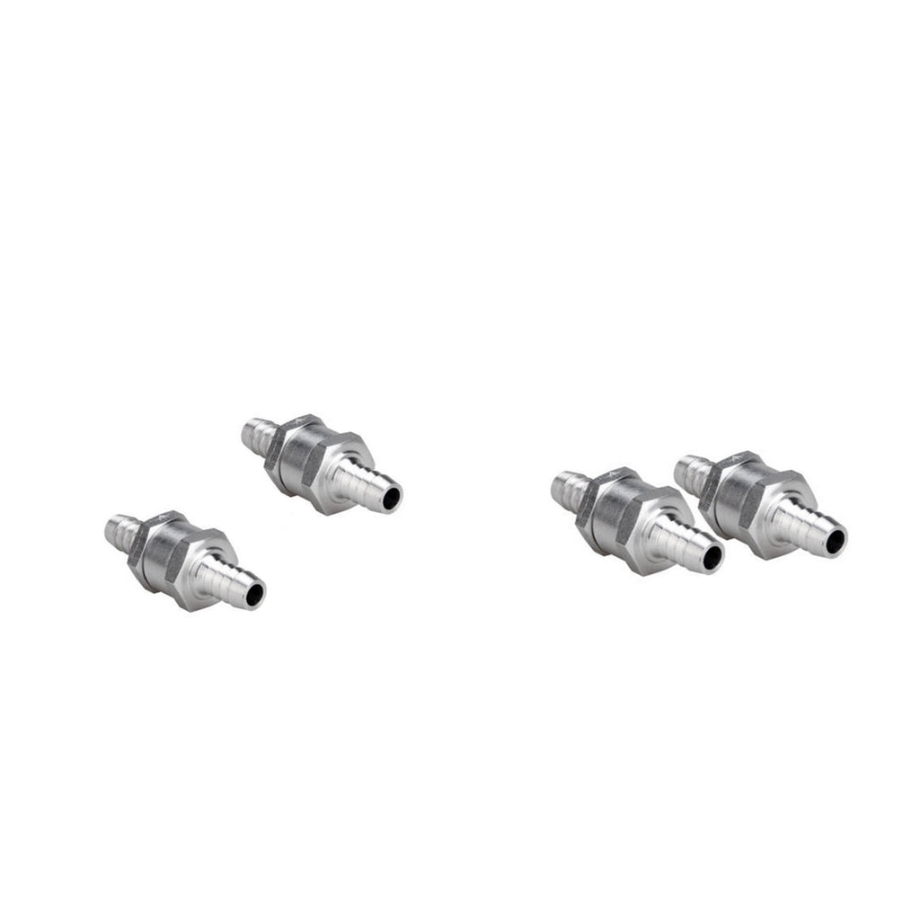 4 Pieces 8mm 10mm Non Return Fuel Line Oil Petrol Water One Way Check Valve