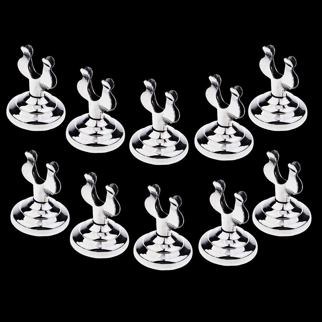 10pcs Restaurant U Shaped Number Card Table Holder Stand Place Card Holder