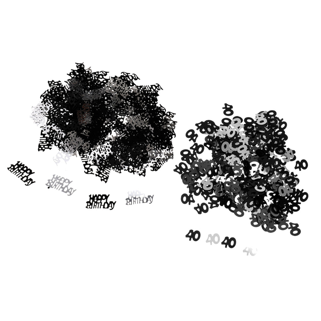 40th Birthday Celebration Table Confetti Party Decoration Scatter Sprinkle