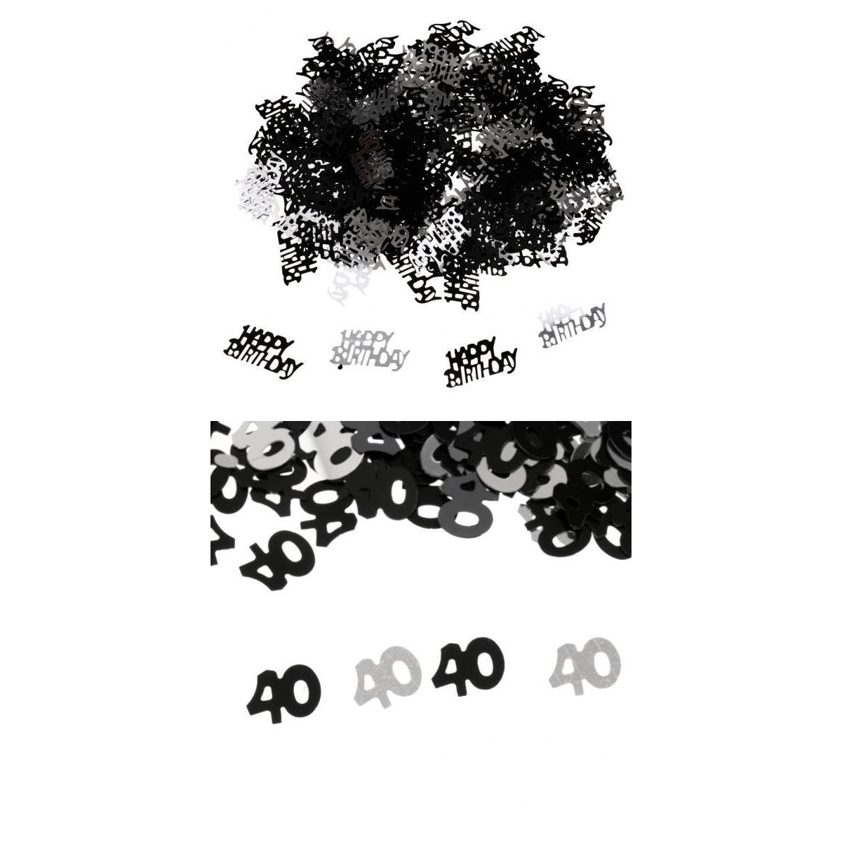40th Birthday Celebration Table Confetti Party Decoration Scatter Sprinkle