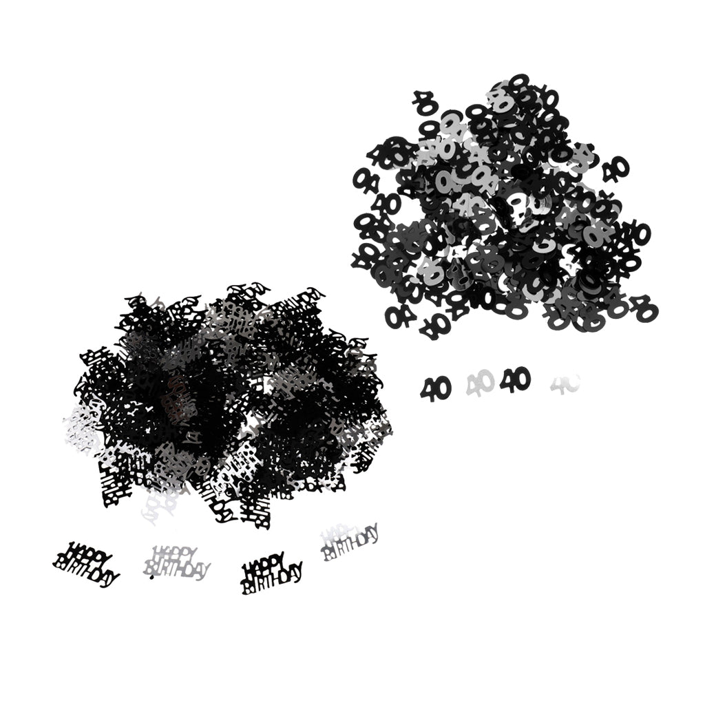 40th Birthday Celebration Table Confetti Party Decoration Scatter Sprinkle