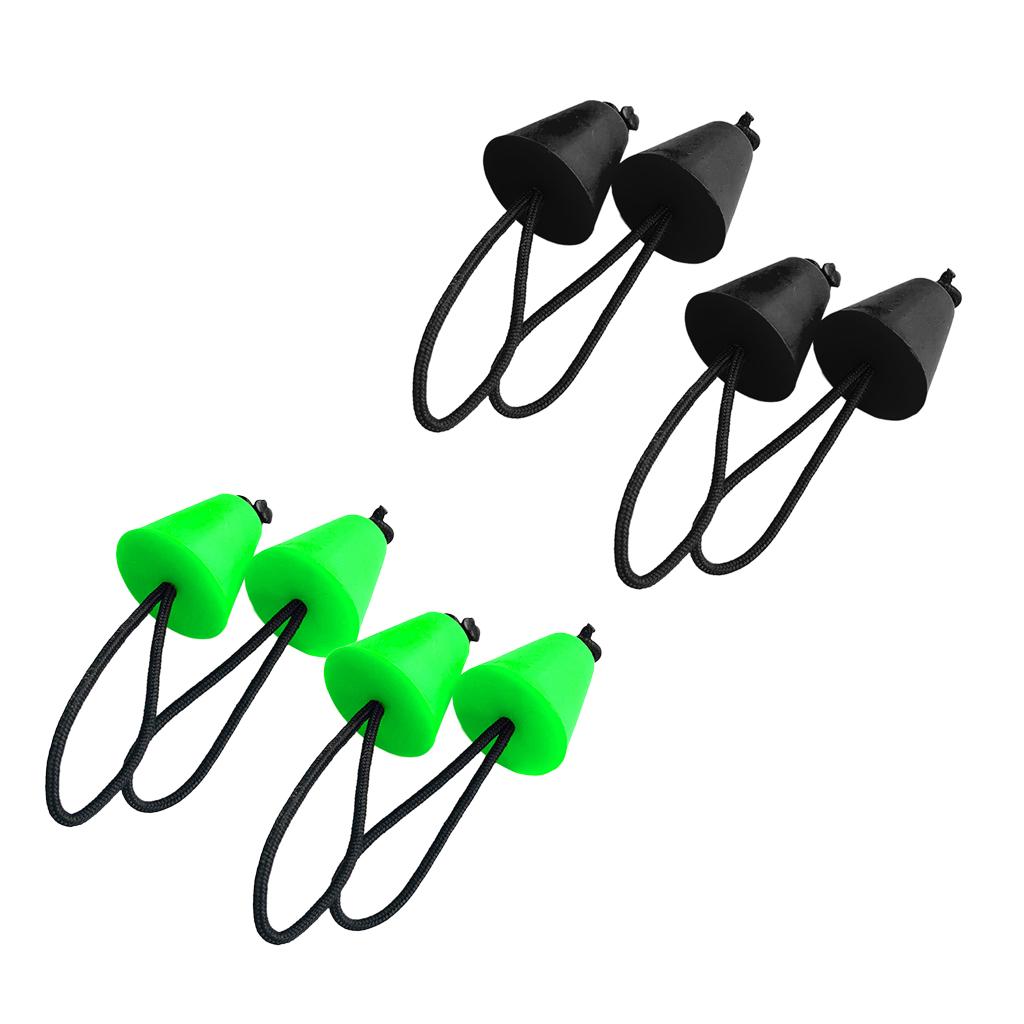 8 Pieces Universal Kayak Fishing Boat Scupper Plugs Drain Holes Stopper Bung