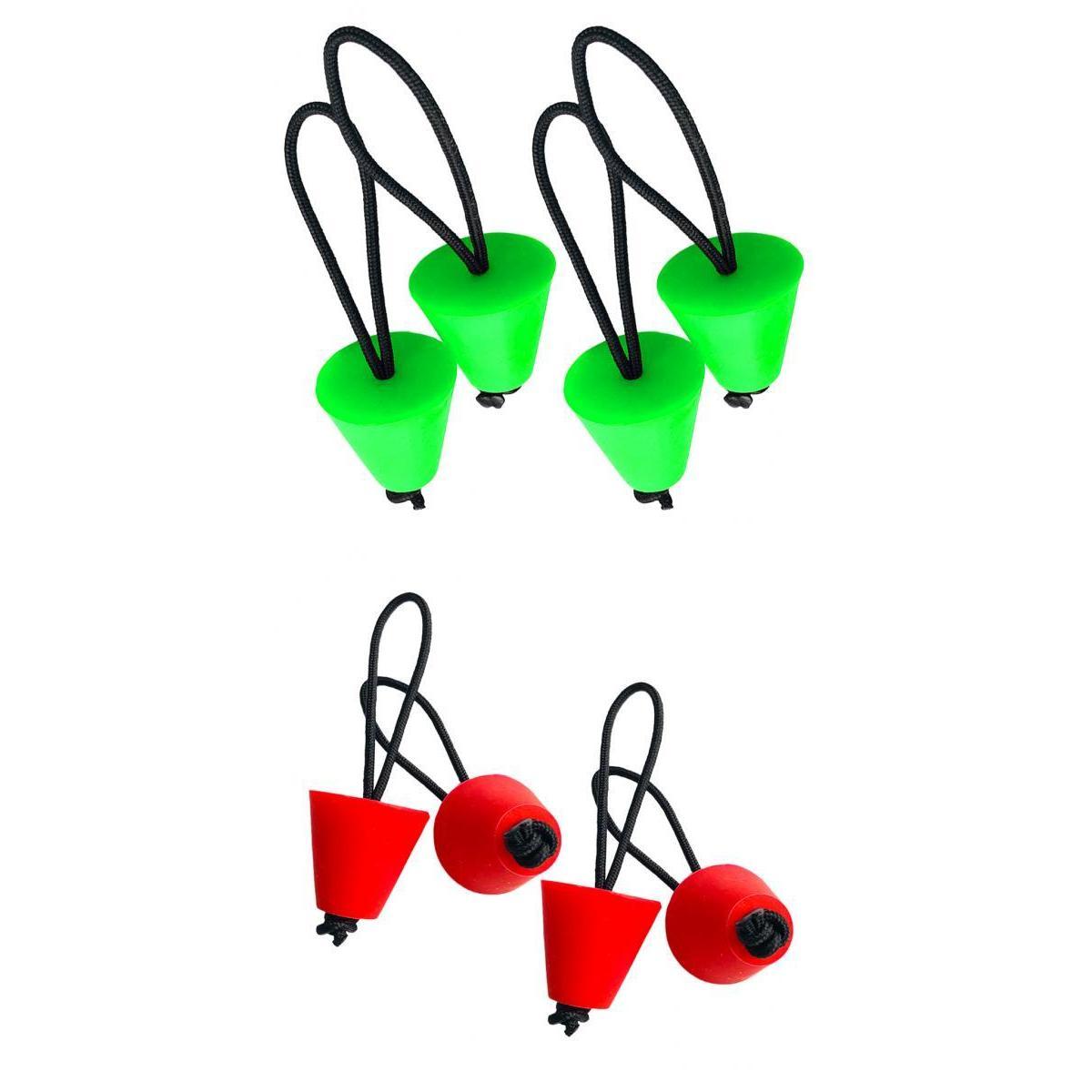 8 Pieces Rubber Universal Kayak Boat Scupper Plugs Drain Holes Stopper Bung