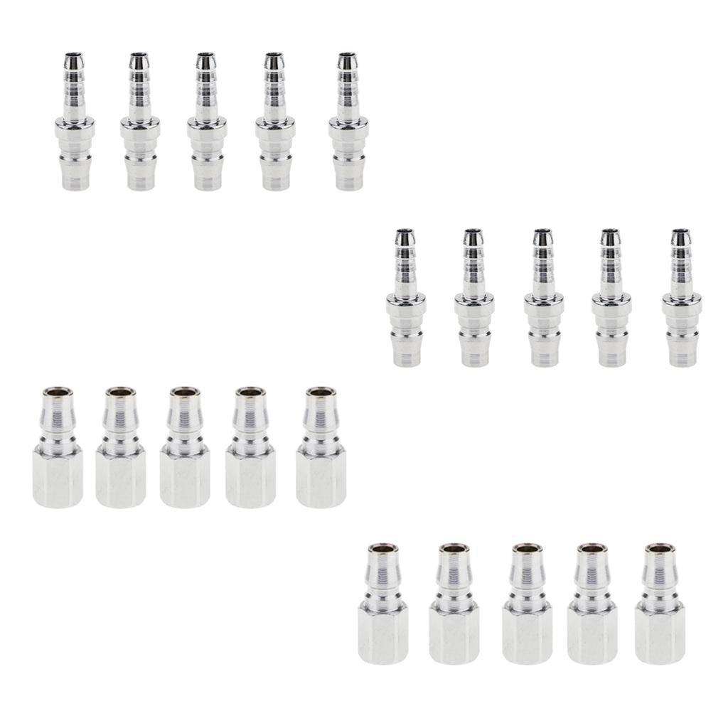 20Pcs Quick Release Coupler Connector Air Line Hose Coupling Compressor