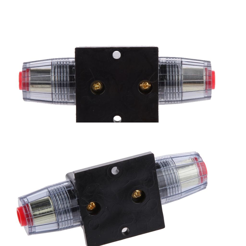 12V-24V Auto Circuit Breaker 60A+30A Manual Reset Switch Car Audio Fuse