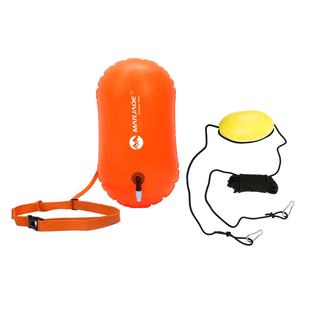 30 Feet Kayak Drift Anchor Tow Rope Tow Line Throw Line Swimming Bag Buoy