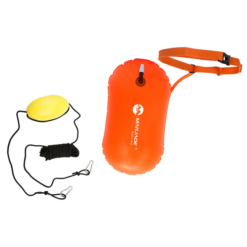 30 Feet Kayak Drift Anchor Tow Rope Tow Line Throw Line Swimming Bag Buoy