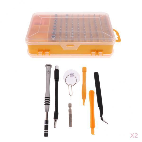 2x 110 in 1 Precision Screwdriver Bits Nut Driver Repair Tools Kit Set CR-V