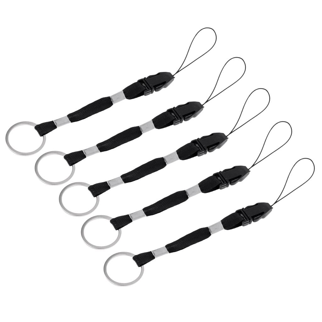 5pcs Hand Wrist Strap Cord Paracord Lanyard for Flashlight Torch Camera