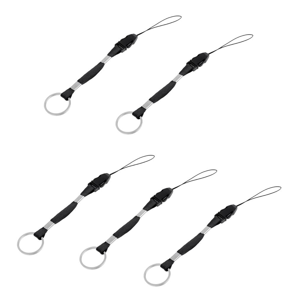 5pcs Hand Wrist Strap Cord Paracord Lanyard for Flashlight Torch Camera