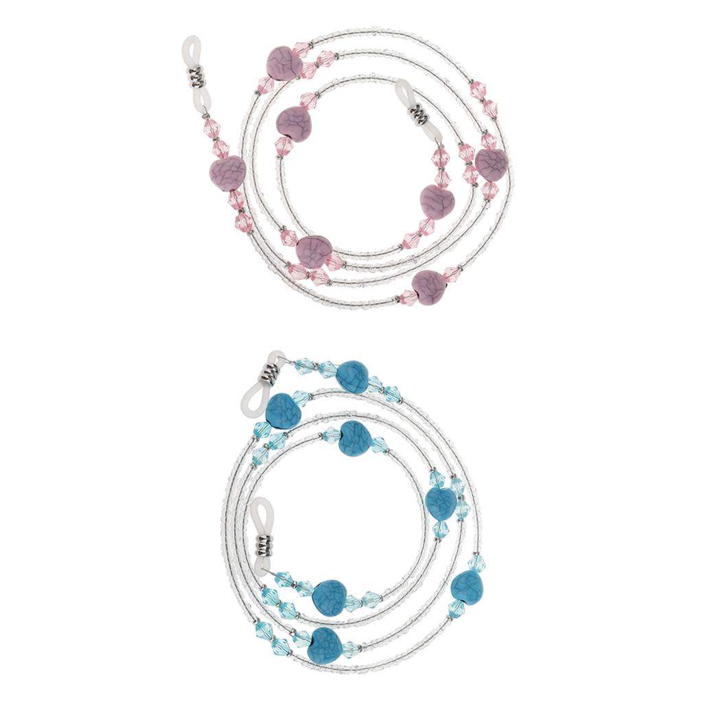 Anti Slip Eyeglass Reading Glasses Cord Holder Necklace Sunglass Neck Strap