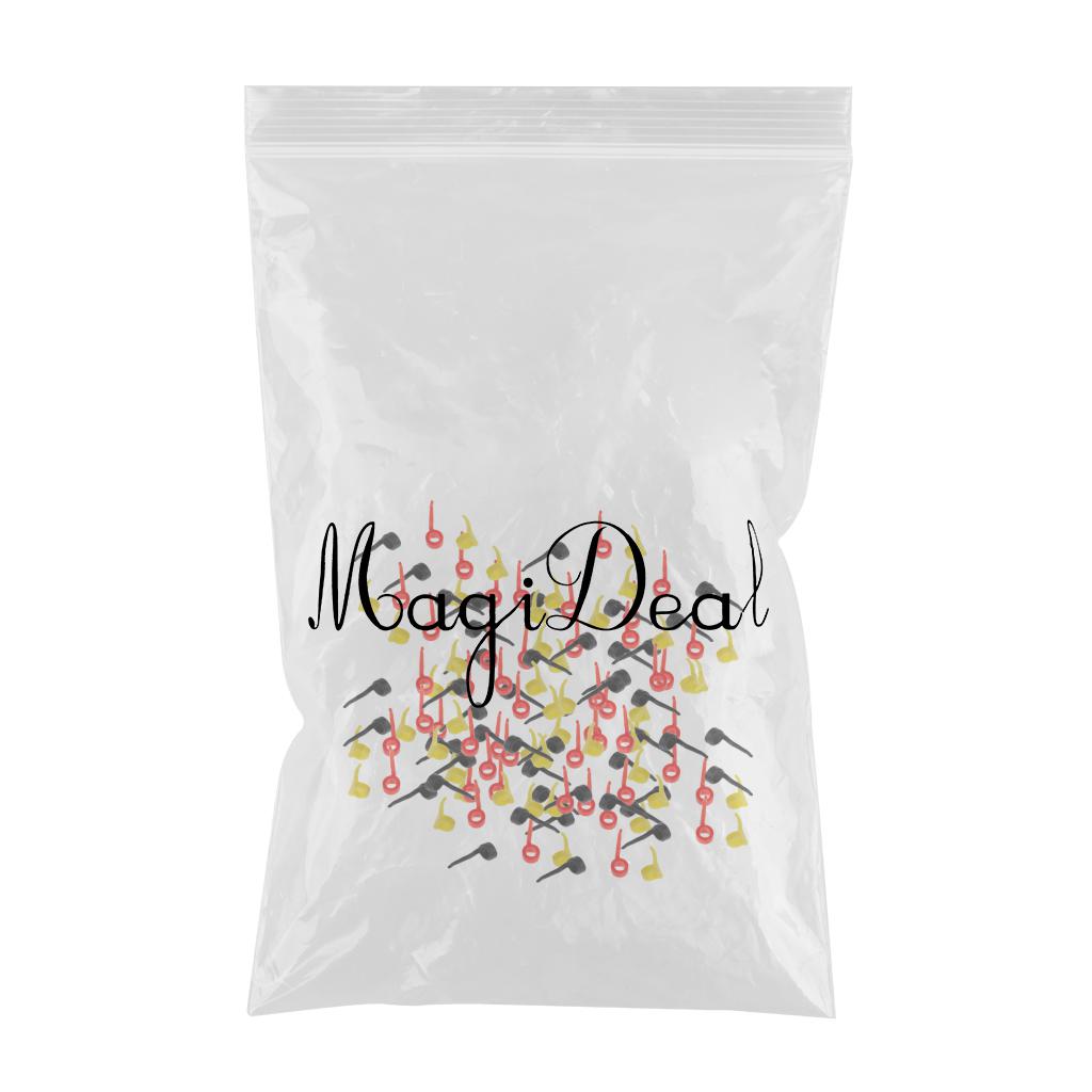 108pcs Carp Fishing Zig Aligna Aligner Sleeves Hook Sleeves Carp Hair Rigs