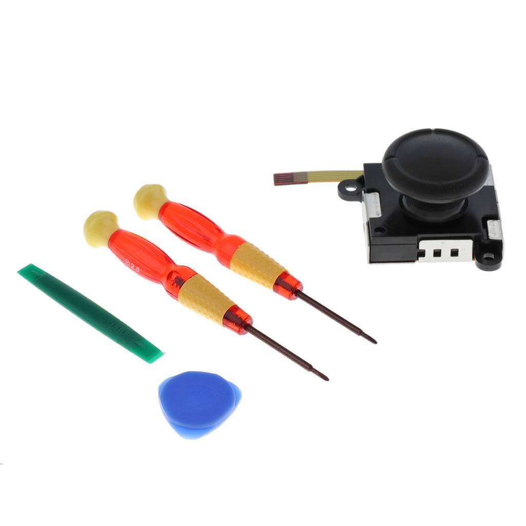 Analog Joystick Control L/R Sensor w/ Cap for Nintendo Switch Joy-con +Tool