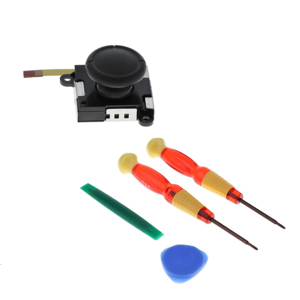 Analog Joystick Control L/R Sensor w/ Cap for Nintendo Switch Joy-con +Tool