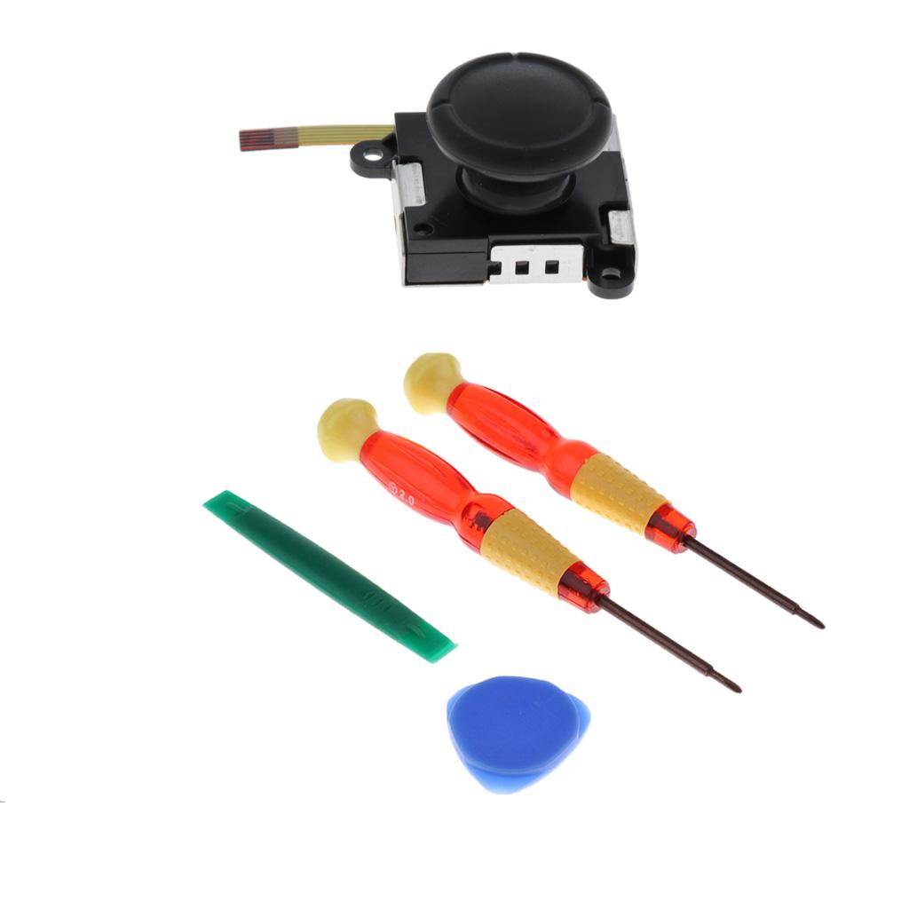 Analog Joystick Control L/R Sensor w/ Cap for Nintendo Switch Joy-con +Tool