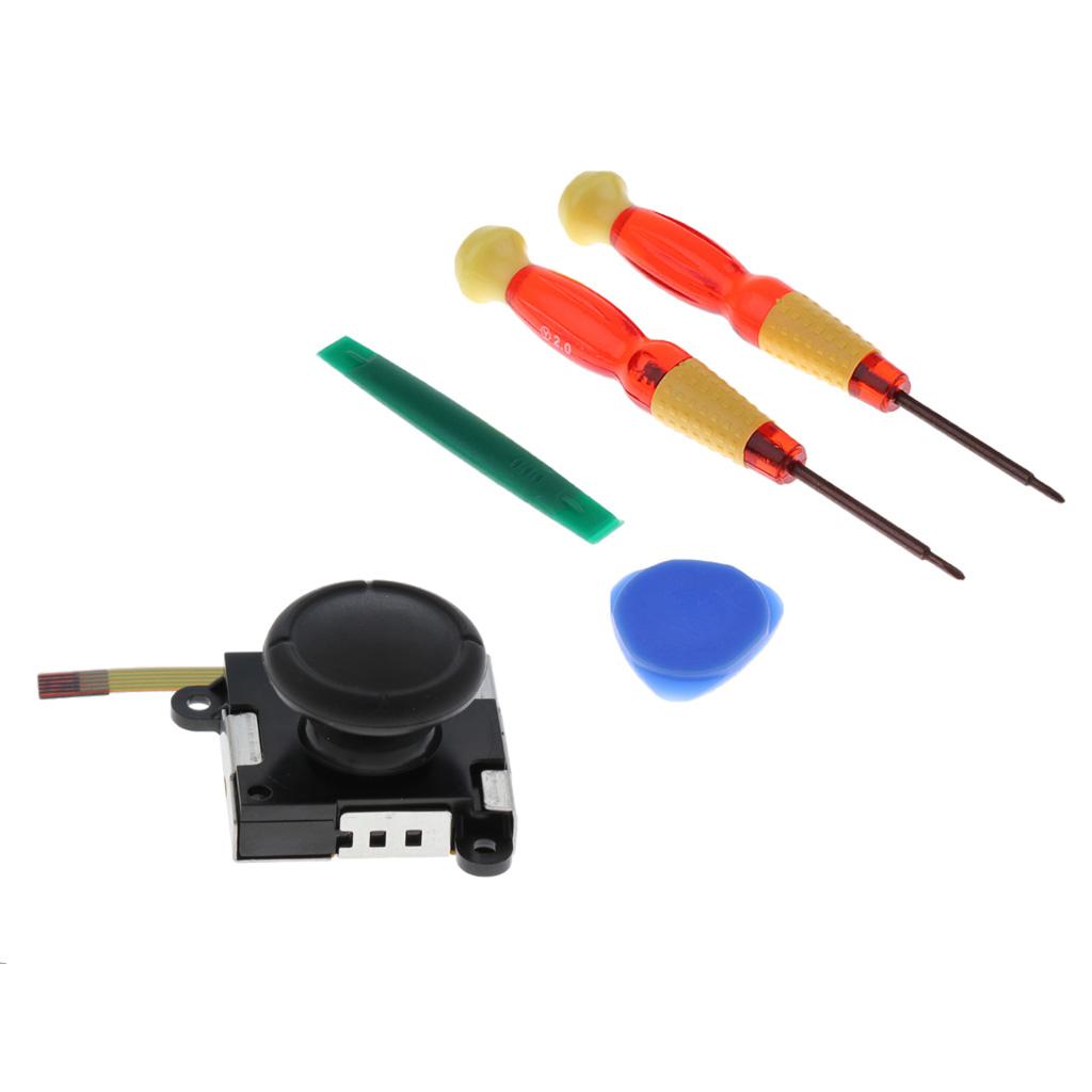 Analog Joystick Control L/R Sensor w/ Cap for Nintendo Switch Joy-con +Tool