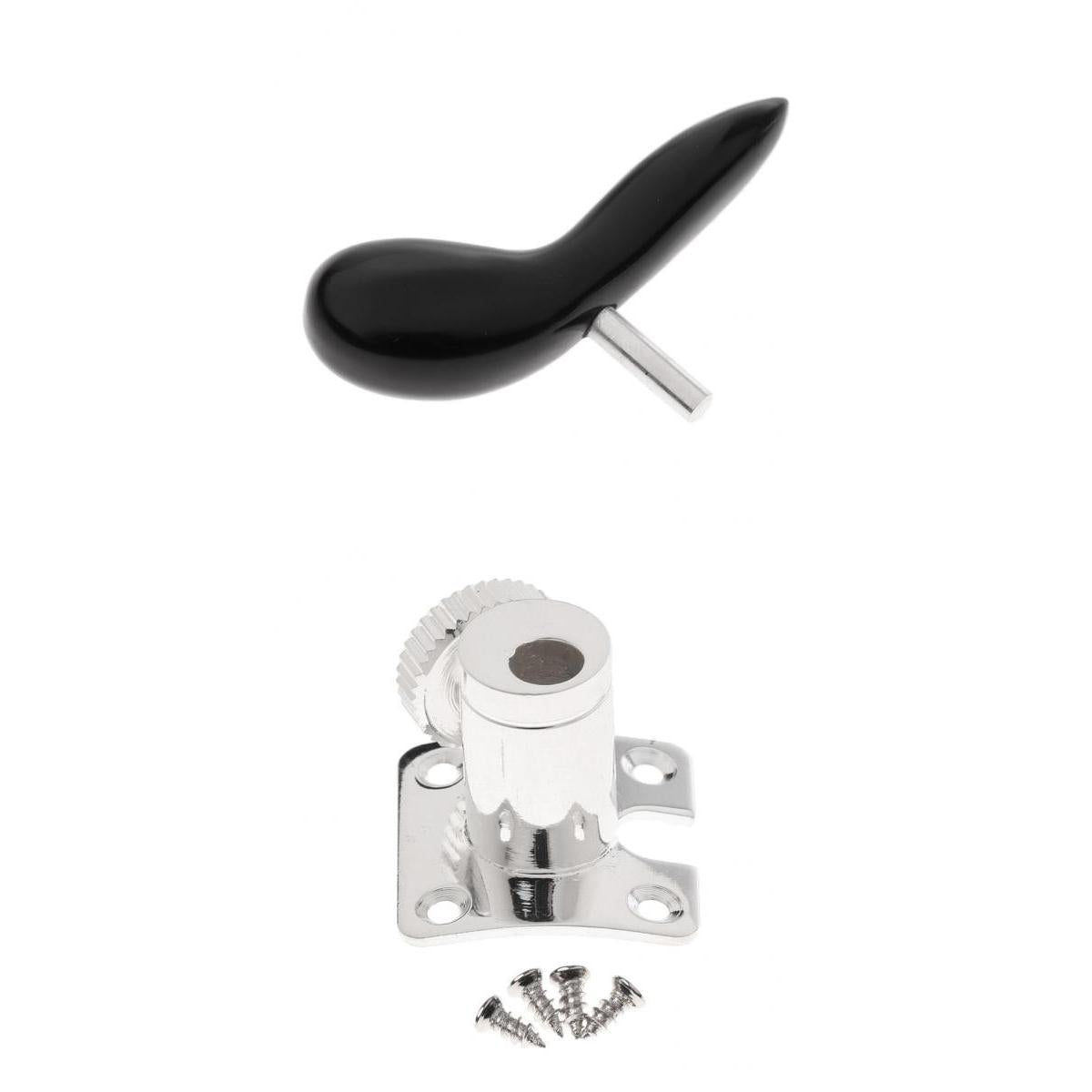 1 Set Bassoon Hand Holder Saddle Rest Stem Base Silver Plated for Bassoon