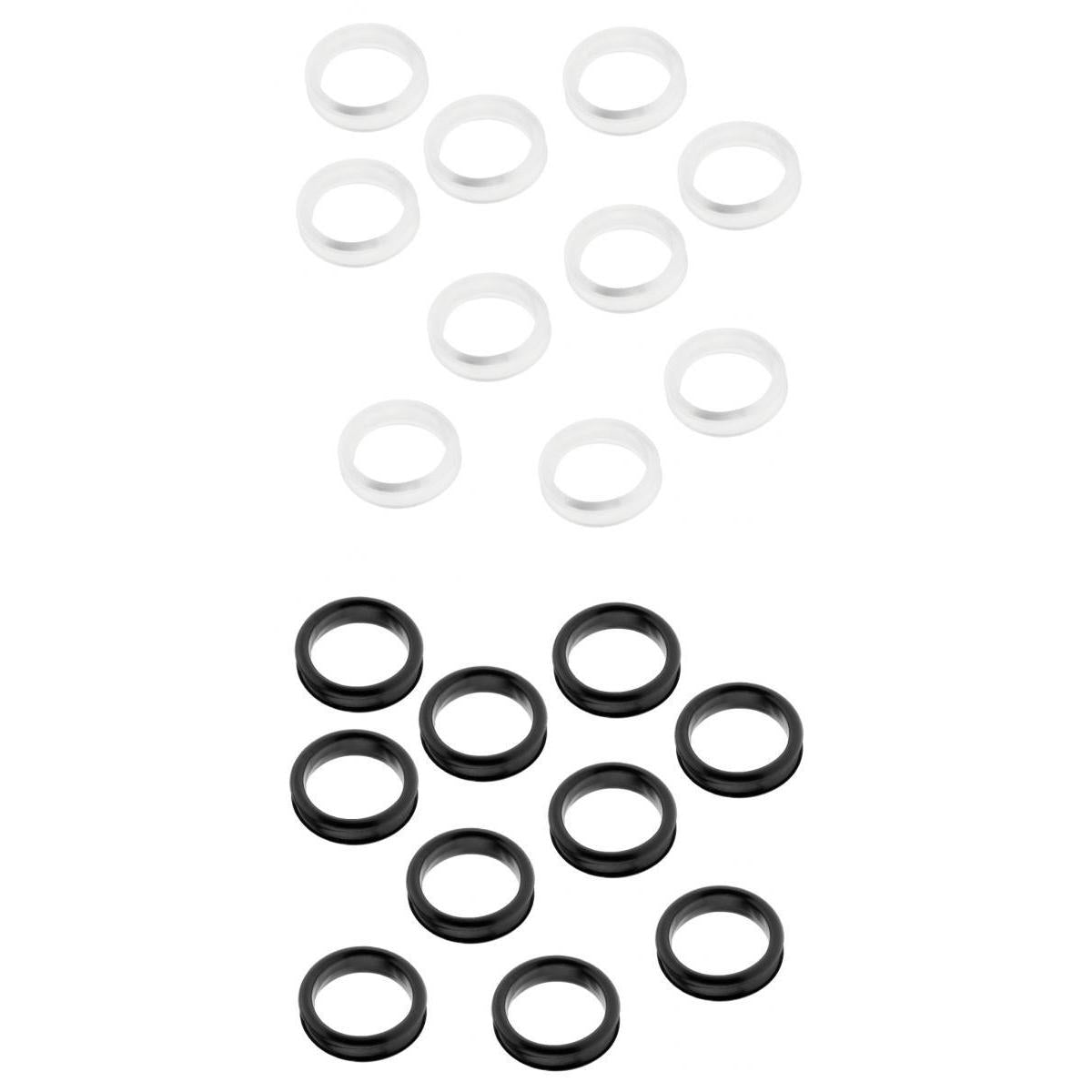 20Pcs Finger Ring Grips Inserts for Barber Hairdressing Shear Scissors