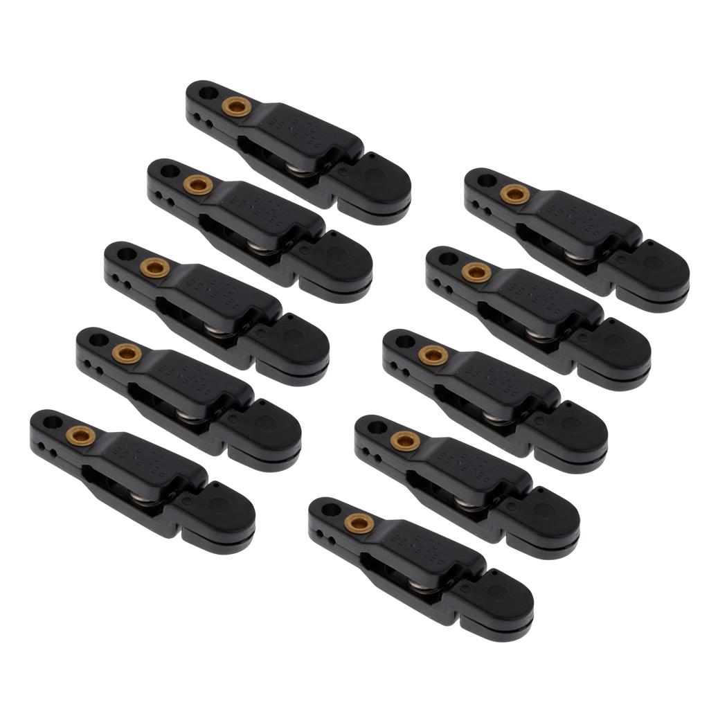 10x Snap Release Clip for Weight Planer Board Kite Offshore Fishing Black